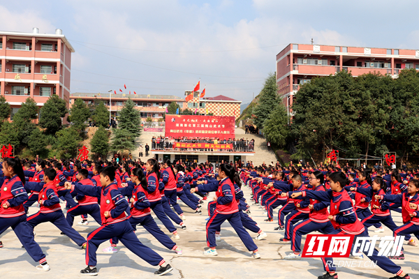 新化梅山武术进校园 让“非遗”活起来